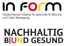 Logo von InForm, Nachhtaltig Bund Gesund